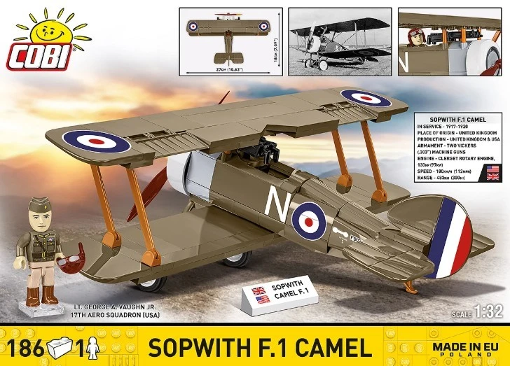 Cobi Sopwith f.1 kupranugario pagalvėlės