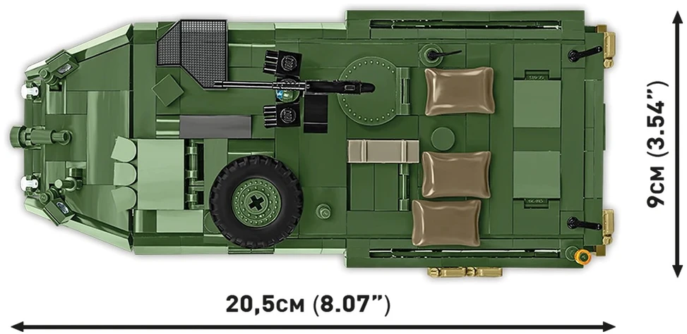 Cobi Konstruktoriaus kaladėlės Stryker M1126 ICV 661 vnt.