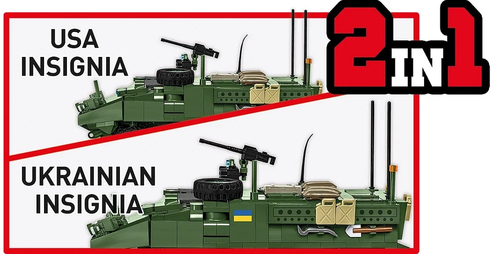 Cobi Konstruktoriaus kaladėlės Stryker M1126 ICV 661 vnt.