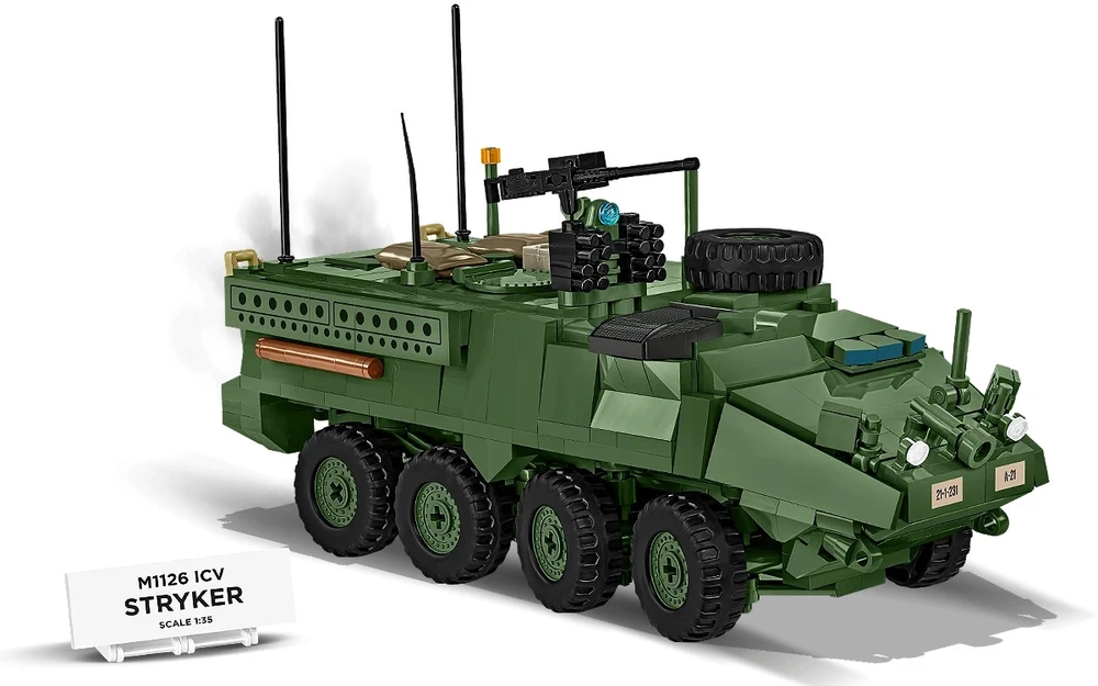 Cobi Konstruktoriaus kaladėlės Stryker M1126 ICV 661 vnt.