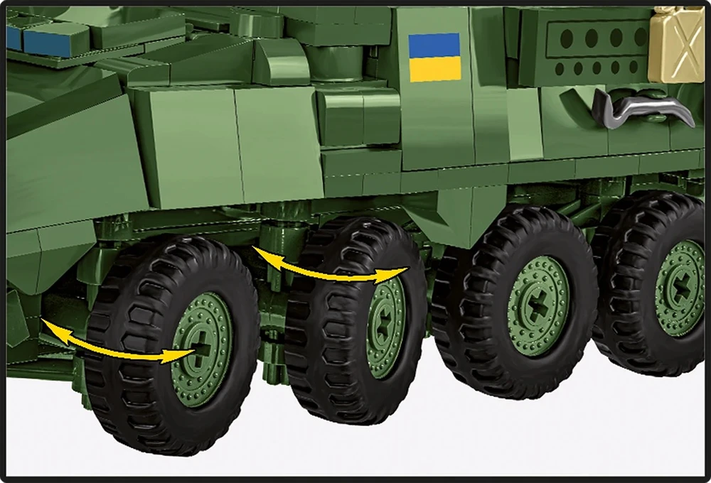 Cobi Konstruktoriaus kaladėlės Stryker M1126 ICV 661 vnt.
