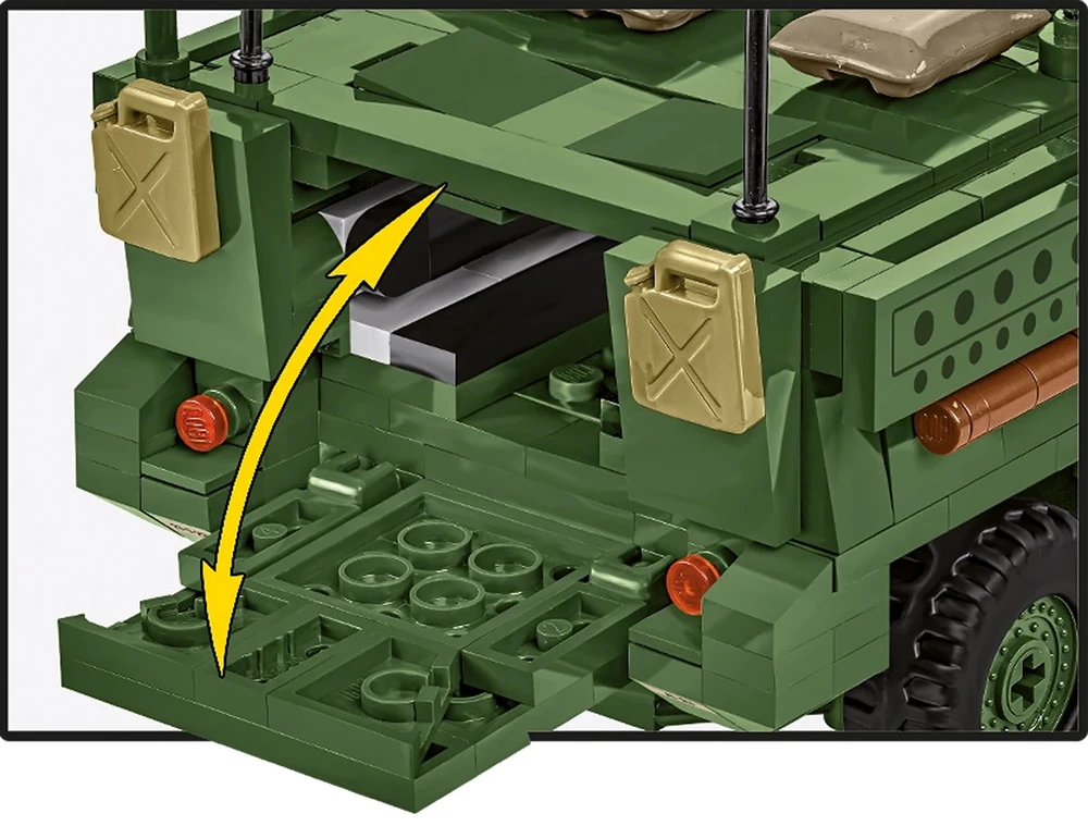 Cobi Konstruktoriaus kaladėlės Stryker M1126 ICV 661 vnt.