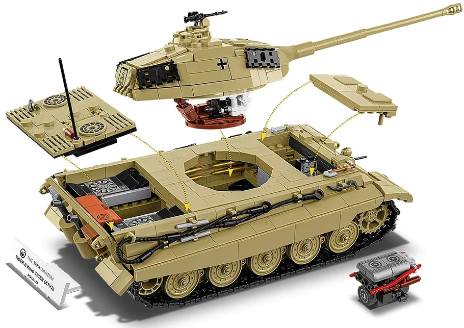 Cobi Modelis Tiger II – King Tiger KTV2