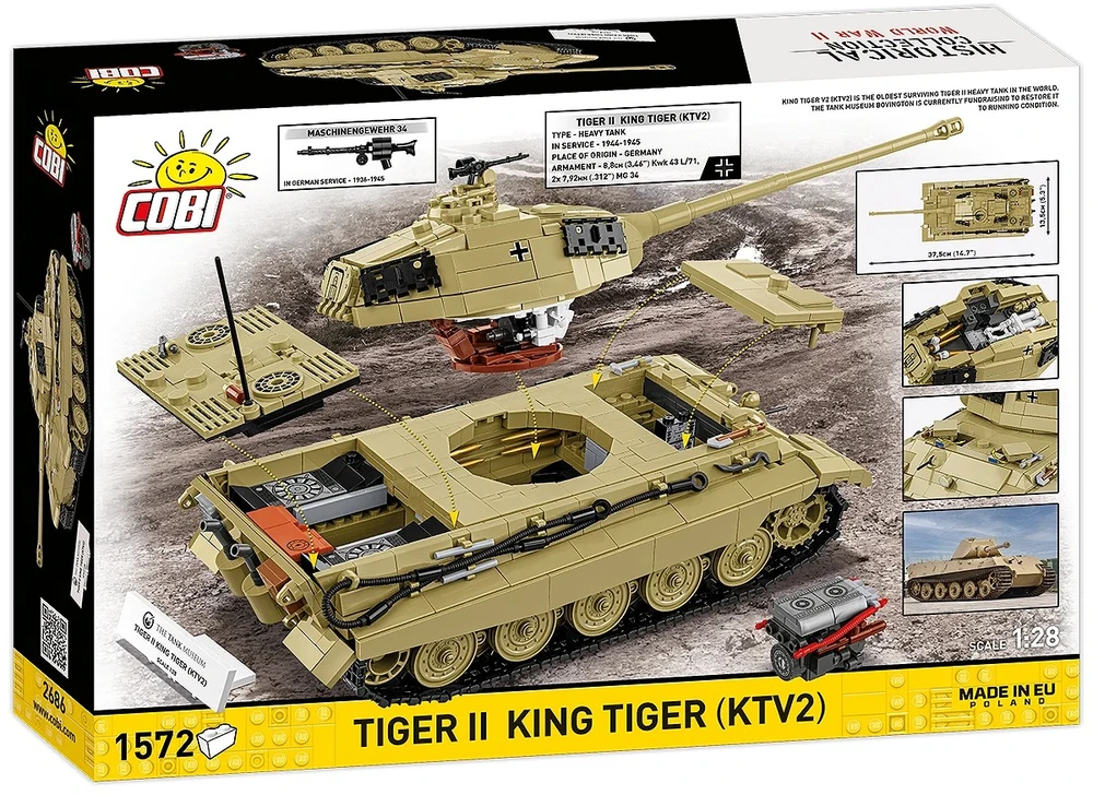Cobi Modelis Tiger II – King Tiger KTV2