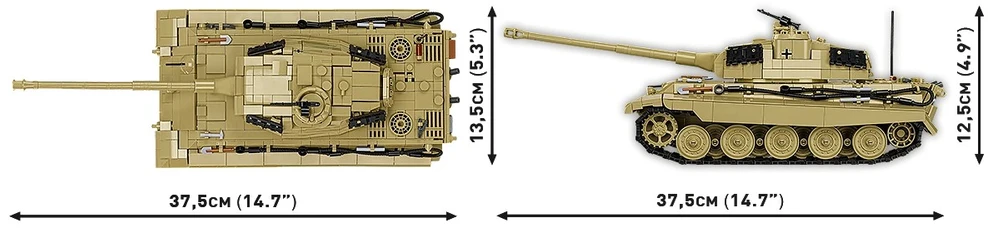 Cobi Modelis Tiger II – King Tiger KTV2