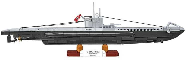 Cobi Klocki Povandeninio laivo U-52 konstrukciniai kaladėlės, 474 dalys