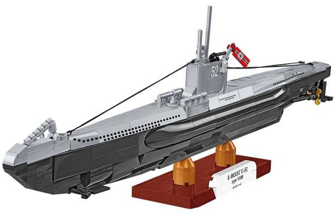 Cobi Klocki Povandeninio laivo U-52 konstrukciniai kaladėlės, 474 dalys