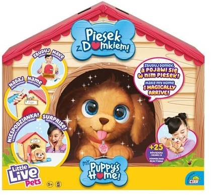 LITTLE LIVE PETS Interaktyvus rinkinys „Šuniuko namelis“