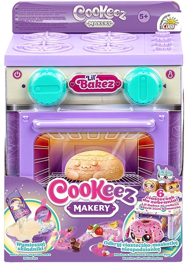 Cobi Rinkinys „Cookeez Makery“ kūrybingų keptų sausainių rinkinys