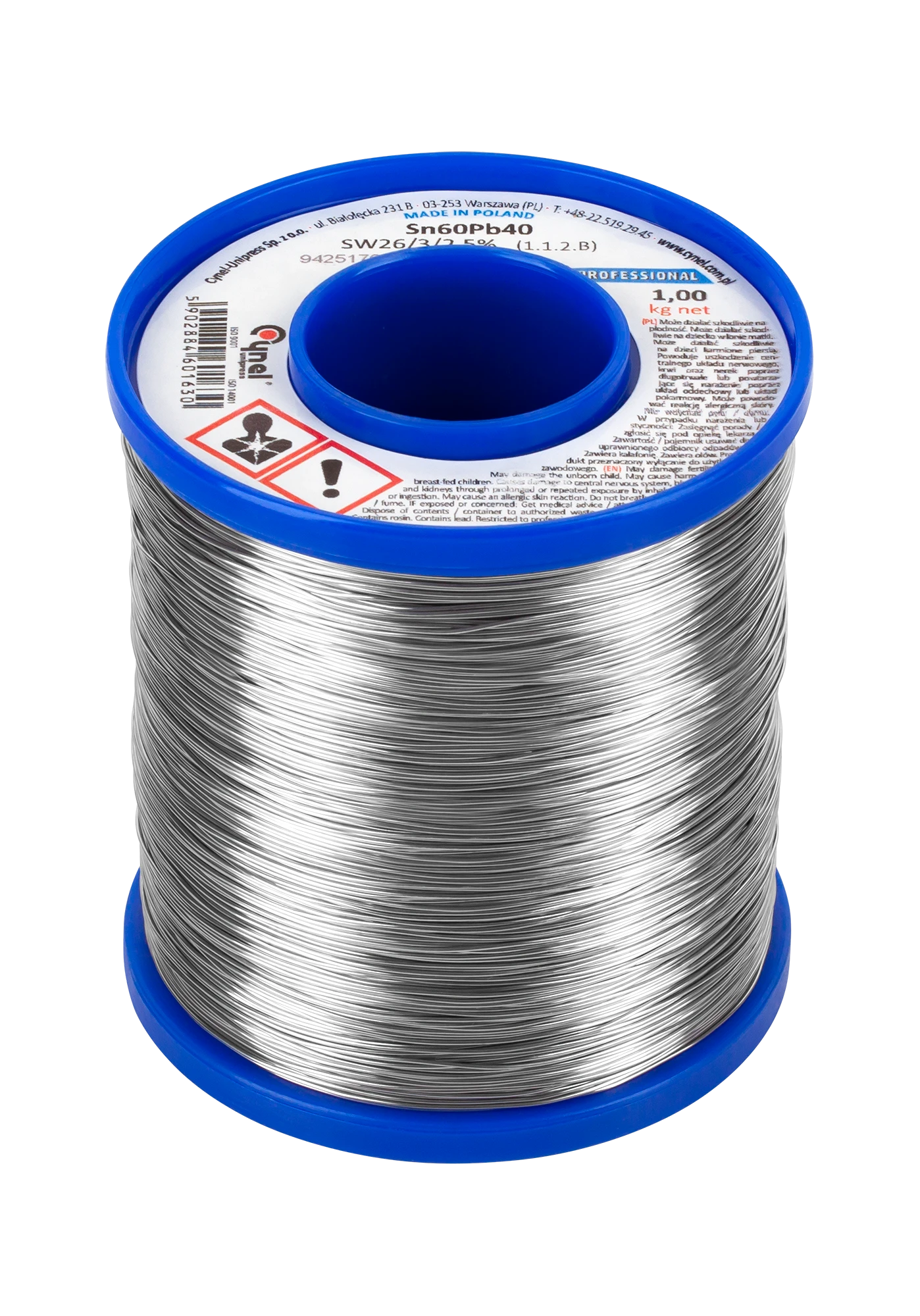 Cyna 0,70mm / 1kg Sn60Pb40 CYNEL