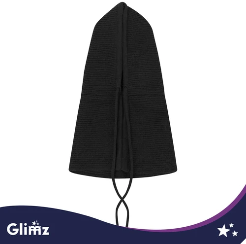 Winter hat/hood - juodas Glimz