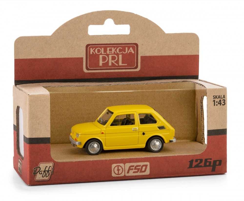 Daffi Važiuoklė PRL Fiat 126p geltona