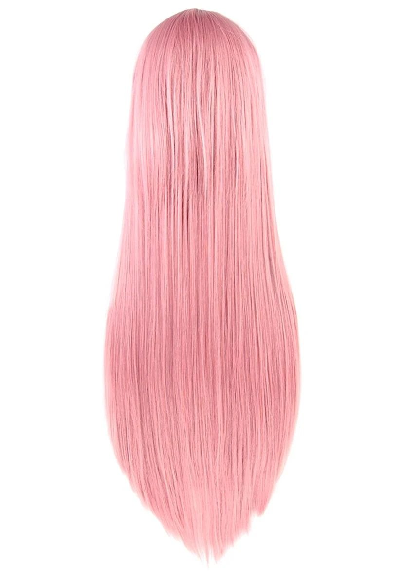 Perukas BQ3D, 80 cm, rožinis, cosplay