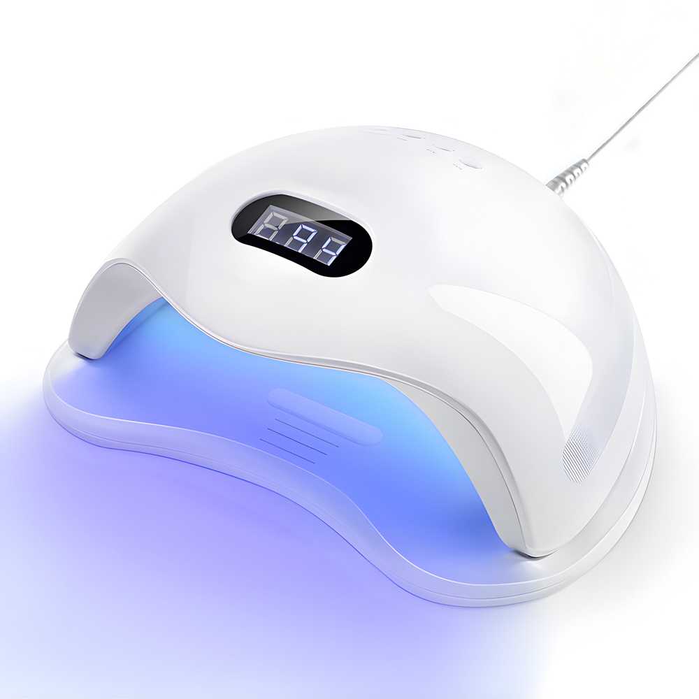 RTO Lampa do paznokci uv led 48w do hybryd żeli lcd led usb manicure pedicure