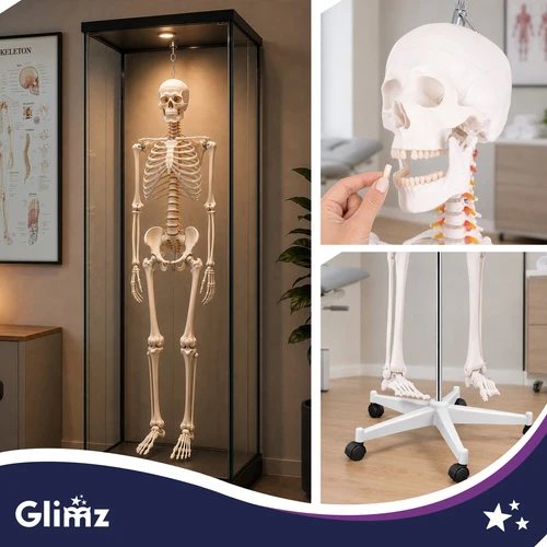 Dantų šepetėlis Szkielet człowieka- 170cm Glimz