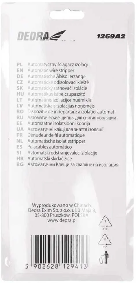 Dedra Automatyczny Automatinis laidų nuėmiklis