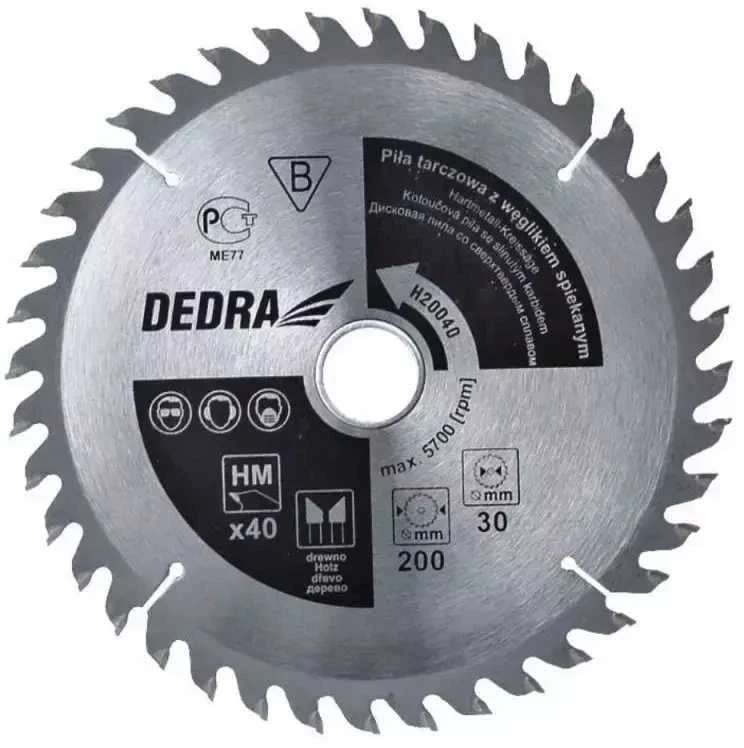 Dedra Piła Diskinis pjūklas medienai, 60 t, skersmuo 305x30 mm