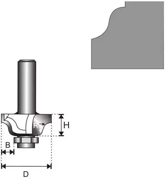 Dedra Freza mediui 8 D 257 H 97 R 317 B 635mm