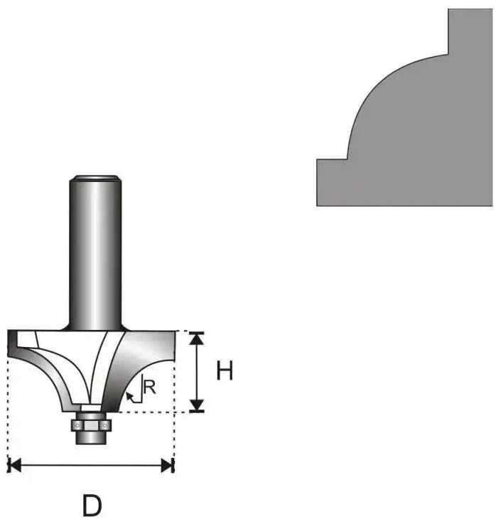 Dedra Freza mediui 8 D 352 H 16 R 111 mm