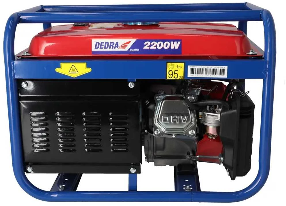 Benzininis elektros generatorius DEDRA DEGB2510, 2,2 kW