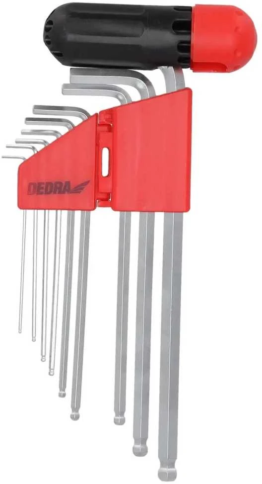 Raktai eiak 9vnt 1510mm ilgi apval DEDRA