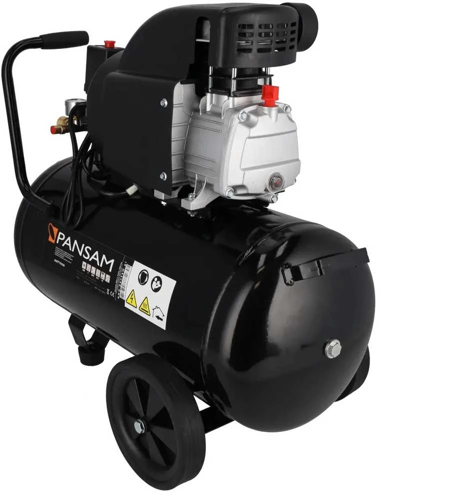 Oro kompresorius 15 KW 8 bar 200lmin resiverio tal 50L 2 slegio manometr 2 greito jungimo movai