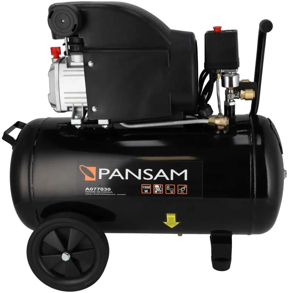 Oro kompresorius 15 KW 8 bar 200lmin resiverio tal 50L 2 slegio manometr 2 greito jungimo movai