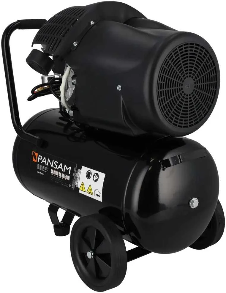 Pansam Oro kompresorius 22 KW 8 bar 2 cil 412lmin resiverio tal 50L 2 slegio manometr 2 greito jungimo movai
