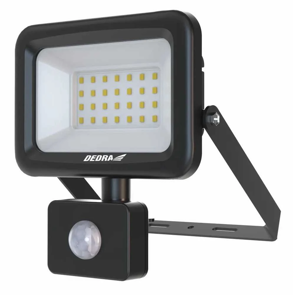 Dedra Lampa Plonas sieninis šviestuvas 30 W SMD LED judesio jutikliu, 3300 lm, IP44
