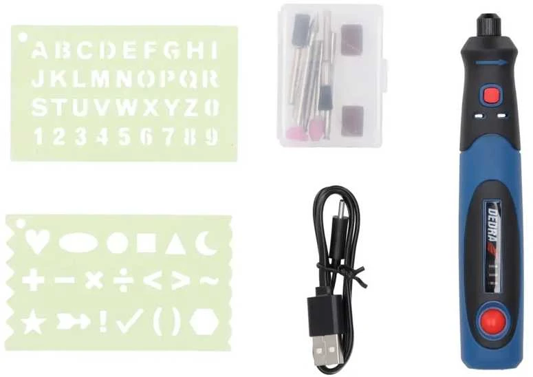 Dedra Miniszlifierka Mini šlifuoklis 3,6 V, belaidis USB