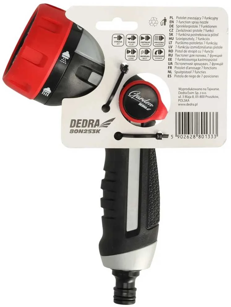 Dedra Purkimo pistoletas 7funkciju ULTRA LIGHT THUMB CONTROL