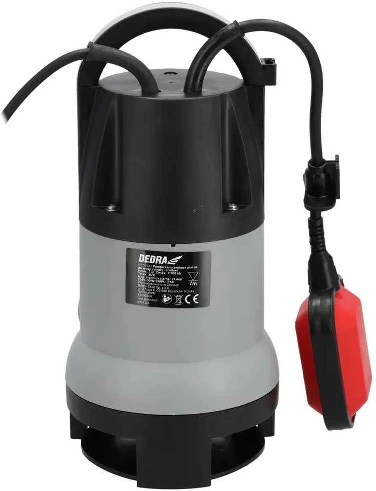 Dedra Panardinamas siurblys variam ir nevariam vandeniui 550W