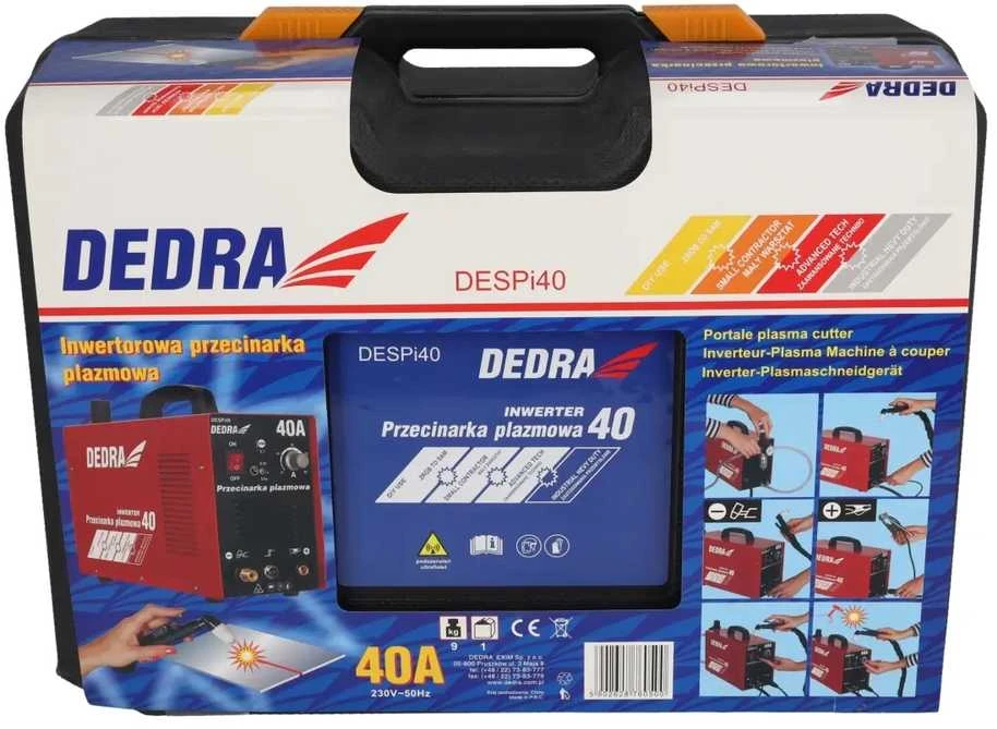 Dedra 20–40 A plazminis pjaustytuvas metalams, kurių storis ne didesnis kaip 12 mm, pjauti