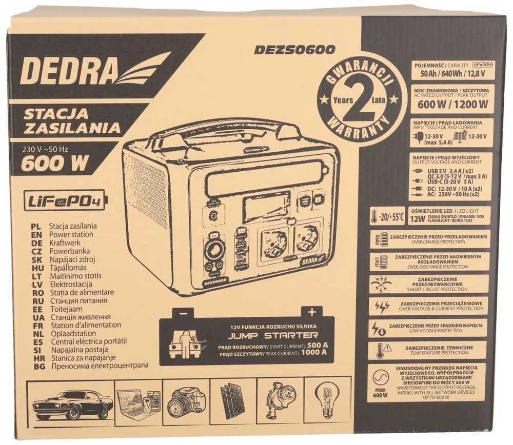 Dedra Stacja 600 W elektrinė