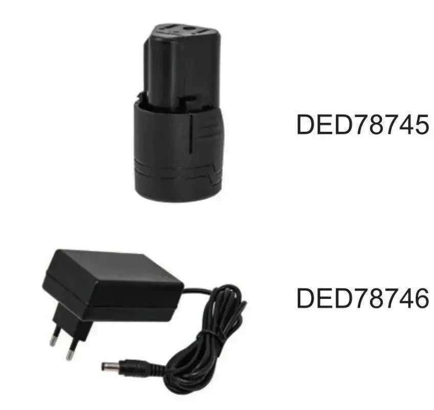 Suktuvas-gręžtuvas Dedra DED7874 12 V 1.5 Ah