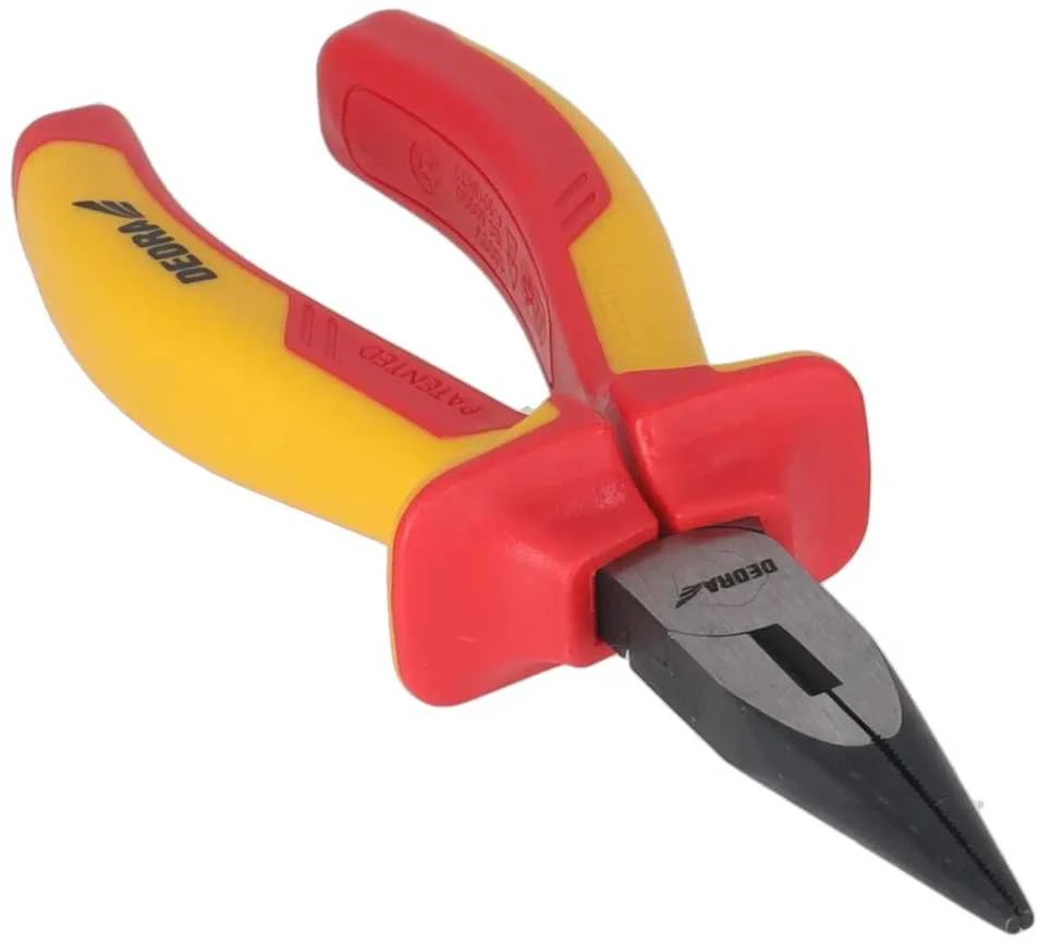 Dedra Szczypce Replės ilgomis nosimis, tiesios, 160 mm, VDE
