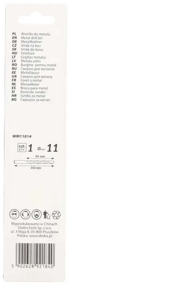 Grąžtas Dedra Grtas metalui 1 vnt HSS DIN338 130x151mm