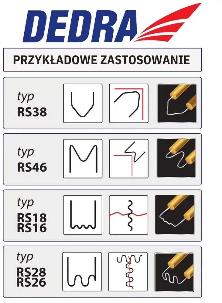 Dedra Zgrzewarka Plastiko suvirinimo aparatas 4V, 550°C