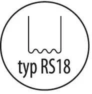 Dedra Zszywki Plastikinės sąsagos rs18