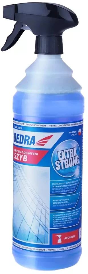 Dedra 1L langų valymo preparatas, paruoštas naudojimui, su purkštuvu