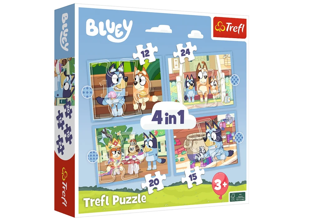 Trefl Dėlionė 71 vnt. - Bluey ir jo pasaulis