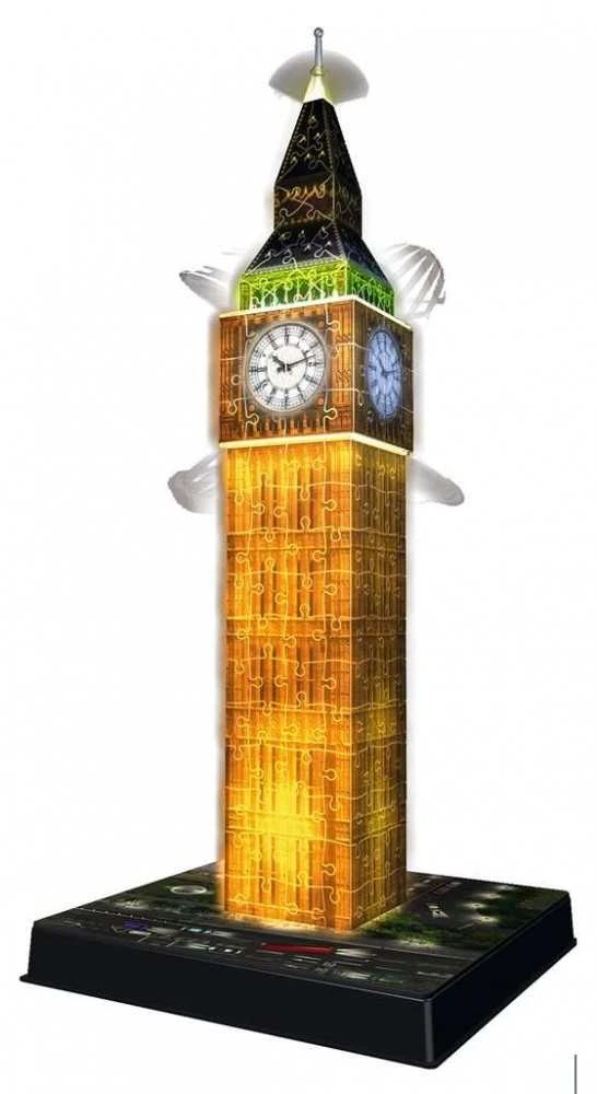 Ravensburger "3D" Dėlionė 216 vnt. - Vestminsterio laikrodžio bokštas (Big Ben)