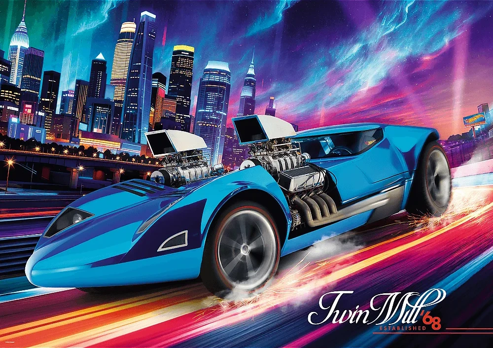 Trefl Dėlionė 1000 vnt. - Hot Wheels aprašymas - Prekės nuotrauka