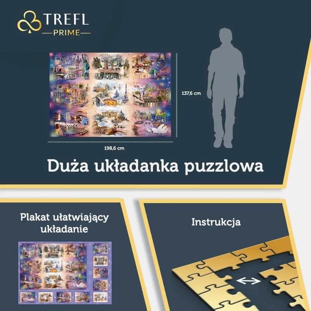 Trefl Dėlionė 13500 vnt. - Miestai