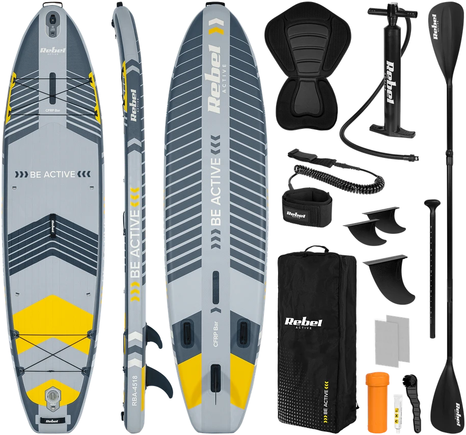 Deska Irklentė REBEL ACTIVE PRO RBA-4518 - pilka