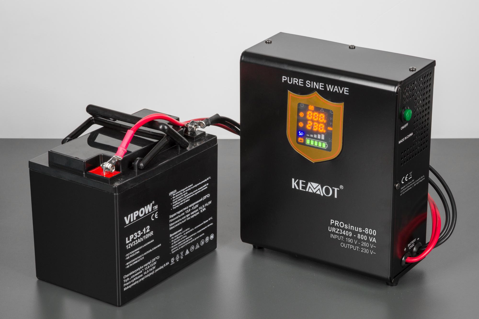 KEMOT PROsinus-800 sieninis nepertraukiamo maitinimo šaltinis grynos sinusinės bangos keitiklis su įkrovimo funkcija 12V 230V 800VA/500W aprašymas - Prekės nuotrauka KEMOT PROsinus-800 sieninis nepertraukiamo maitinimo šaltinis grynos sinusinės bangos keitiklis su įkrovimo funkcija 12V 230V 800VA/500W aprašymas - Prekės nuotrauka