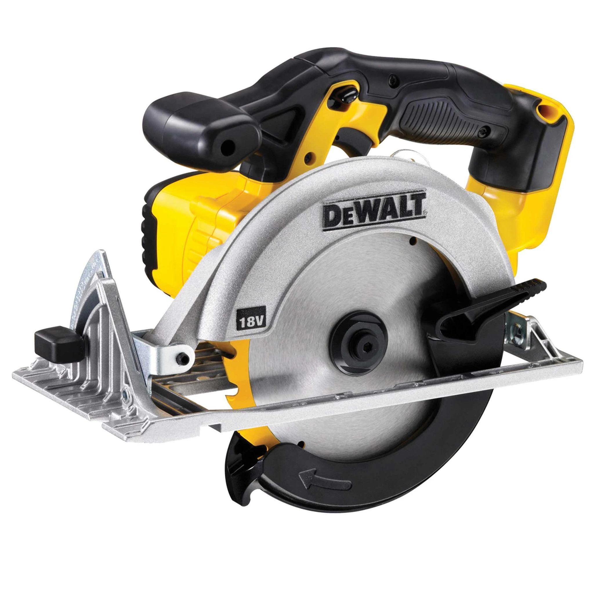 DeWalt akumuliatorinis diskinis pjūklas DCS391N-XJ 165 mm be akumuliatoriaus ir kroviklio