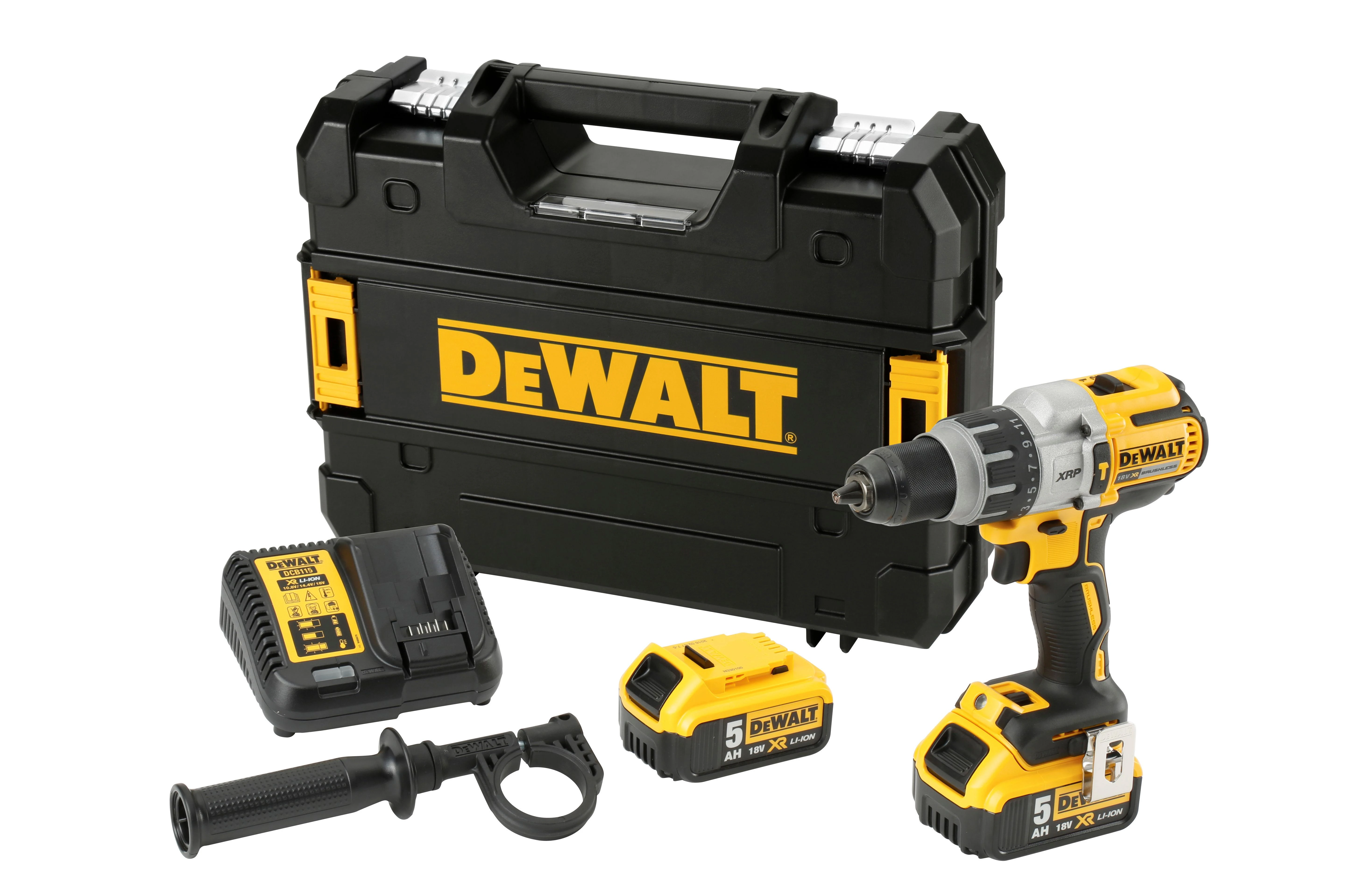 Akumuliatorinis suktuvas gręžtuvas DEWALT DCD996P2 2x5.0Ah, 66/95 Nm