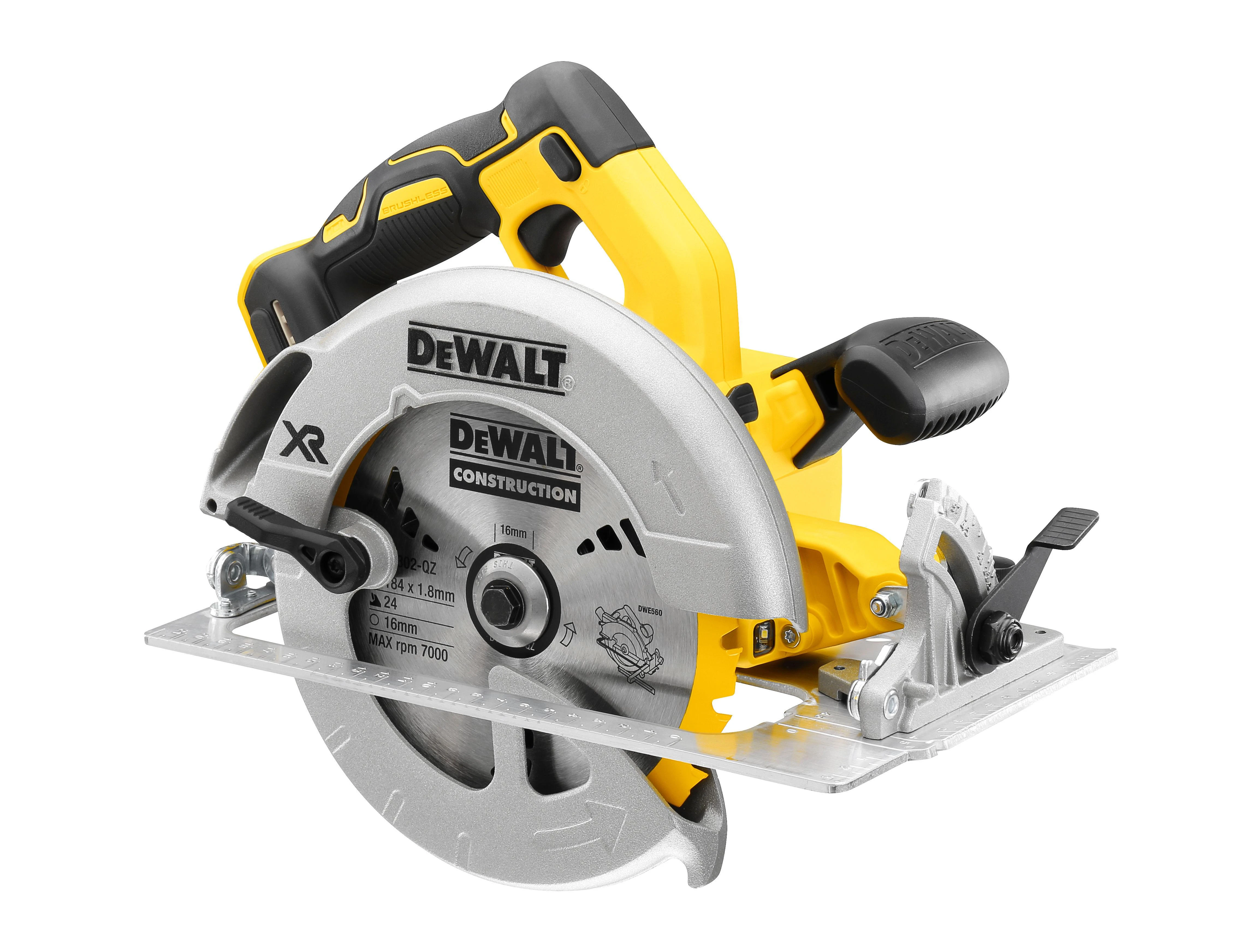 DeWALT diskinis pjūklas DCS570NT 18V be akumuliatoriaus ir kroviklio, TSTAK