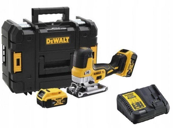 DeWalt siaurapjūklis DCS335P2 su akumuliatoriais ir įkrovikliu